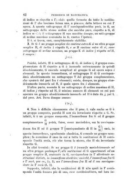 Periodico di matematica per l'insegnamento secondario