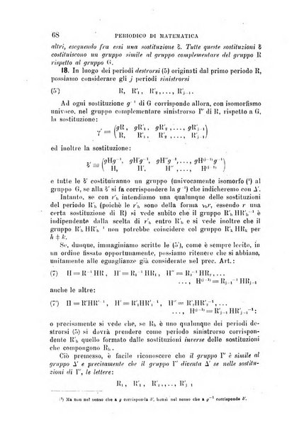 Periodico di matematica per l'insegnamento secondario