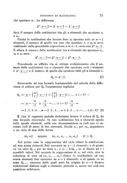 Periodico di matematica per l'insegnamento secondario