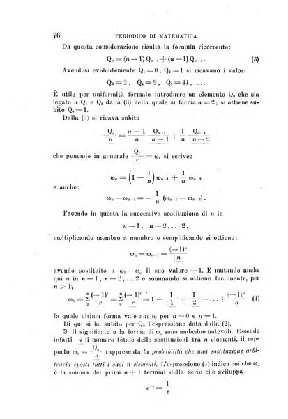 Periodico di matematica per l'insegnamento secondario