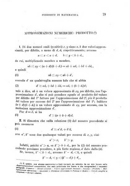 Periodico di matematica per l'insegnamento secondario