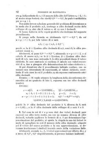 Periodico di matematica per l'insegnamento secondario