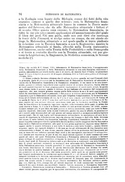 Periodico di matematica per l'insegnamento secondario