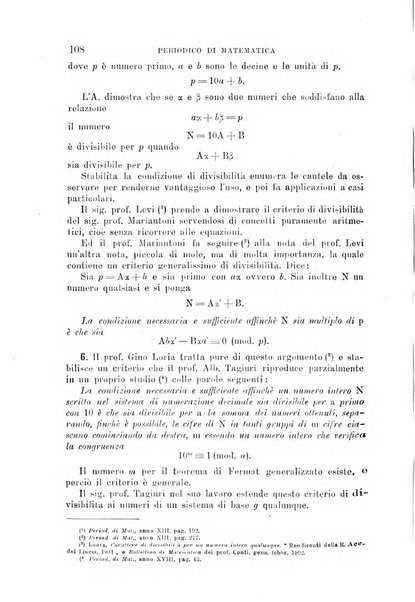 Periodico di matematica per l'insegnamento secondario