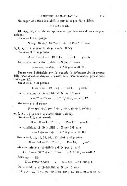 Periodico di matematica per l'insegnamento secondario