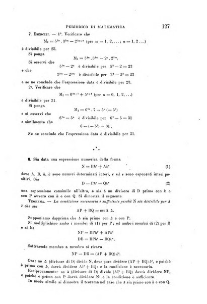 Periodico di matematica per l'insegnamento secondario