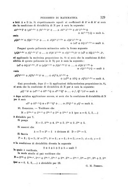 Periodico di matematica per l'insegnamento secondario