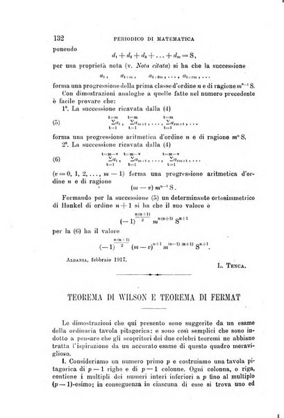 Periodico di matematica per l'insegnamento secondario