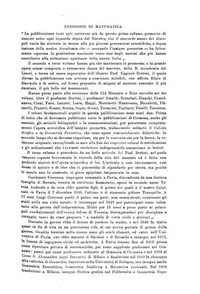 Periodico di matematica per l'insegnamento secondario