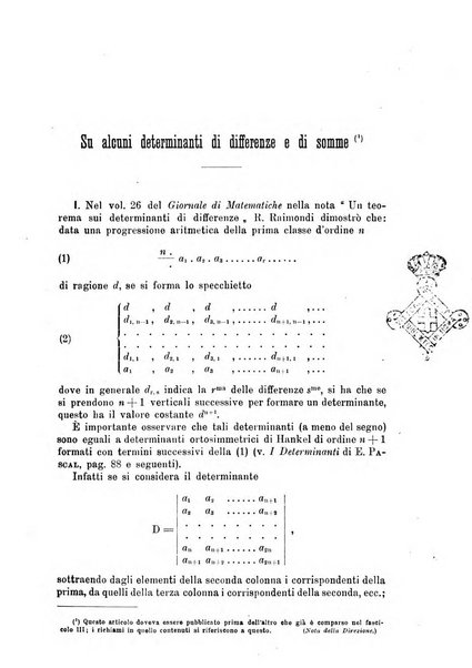 Periodico di matematica per l'insegnamento secondario