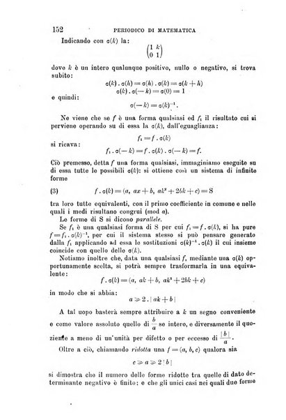 Periodico di matematica per l'insegnamento secondario