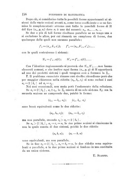 Periodico di matematica per l'insegnamento secondario