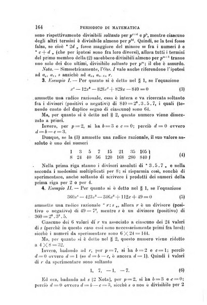 Periodico di matematica per l'insegnamento secondario