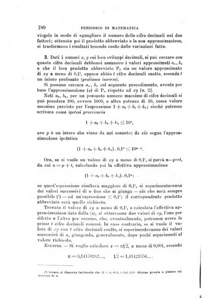 Periodico di matematica per l'insegnamento secondario