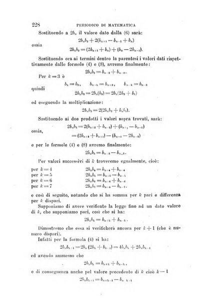 Periodico di matematica per l'insegnamento secondario