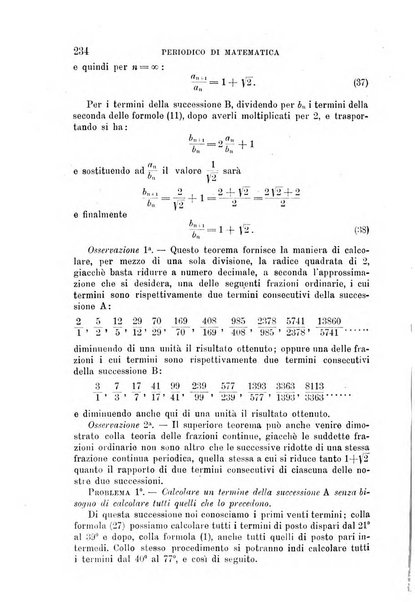 Periodico di matematica per l'insegnamento secondario