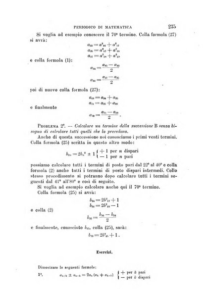 Periodico di matematica per l'insegnamento secondario