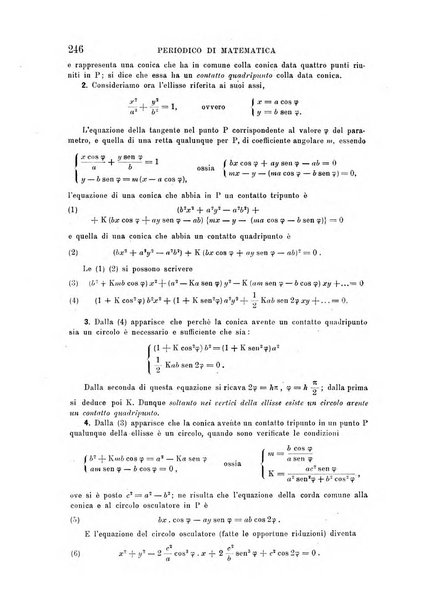 Periodico di matematica per l'insegnamento secondario