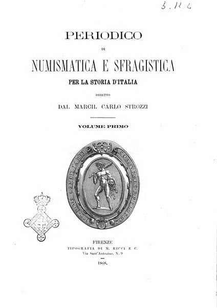 Periodico di numismatica e sfragistica per la storia d'Italia