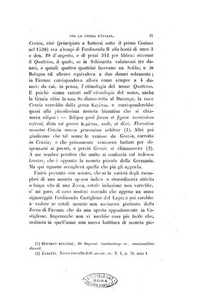 Periodico di numismatica e sfragistica per la storia d'Italia