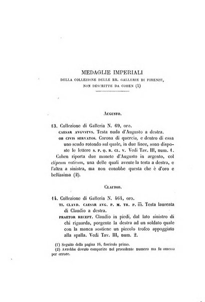 Periodico di numismatica e sfragistica per la storia d'Italia