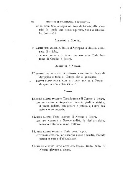 Periodico di numismatica e sfragistica per la storia d'Italia