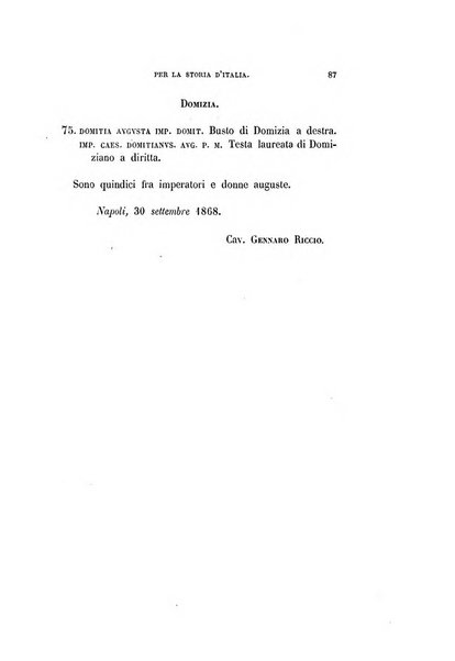 Periodico di numismatica e sfragistica per la storia d'Italia