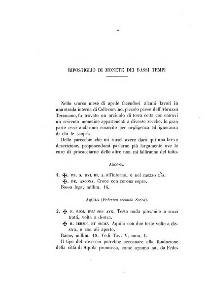 Periodico di numismatica e sfragistica per la storia d'Italia