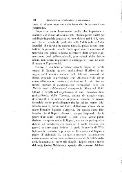 Periodico di numismatica e sfragistica per la storia d'Italia