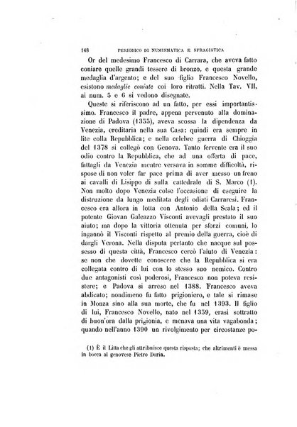 Periodico di numismatica e sfragistica per la storia d'Italia