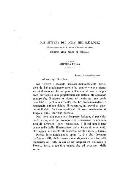 Periodico di numismatica e sfragistica per la storia d'Italia