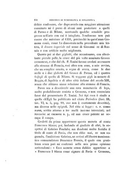 Periodico di numismatica e sfragistica per la storia d'Italia