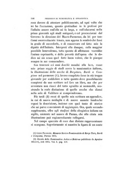 Periodico di numismatica e sfragistica per la storia d'Italia