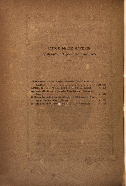 Periodico di numismatica e sfragistica per la storia d'Italia