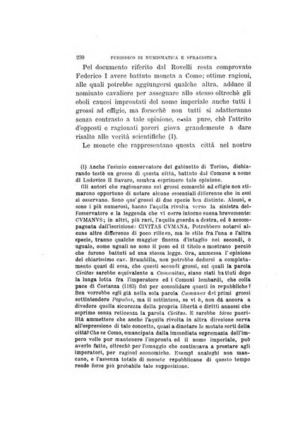 Periodico di numismatica e sfragistica per la storia d'Italia