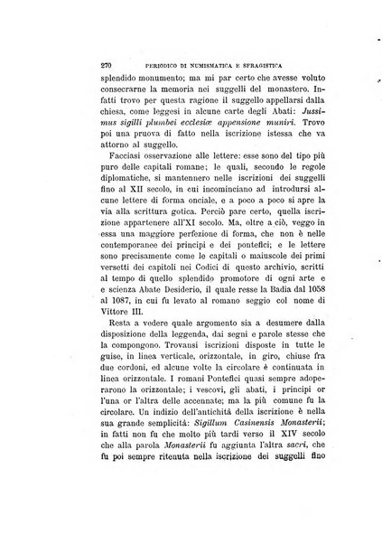 Periodico di numismatica e sfragistica per la storia d'Italia