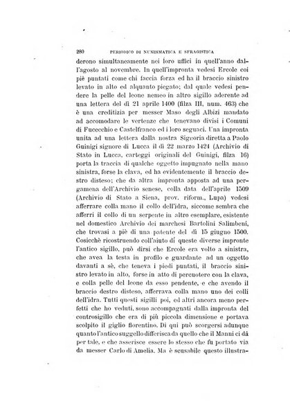 Periodico di numismatica e sfragistica per la storia d'Italia