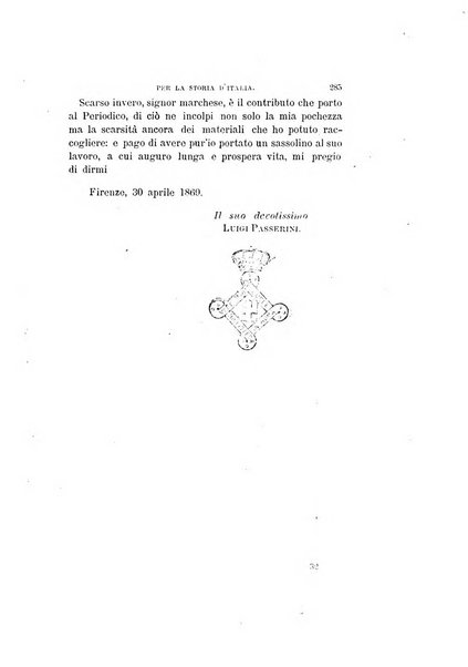 Periodico di numismatica e sfragistica per la storia d'Italia