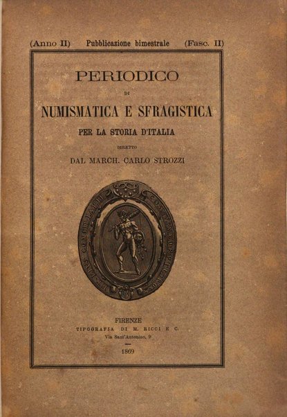 Periodico di numismatica e sfragistica per la storia d'Italia