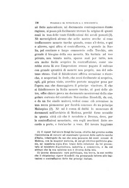 Periodico di numismatica e sfragistica per la storia d'Italia