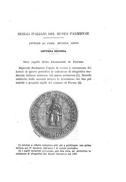 Periodico di numismatica e sfragistica per la storia d'Italia