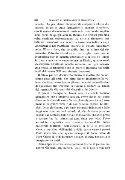 Periodico di numismatica e sfragistica per la storia d'Italia