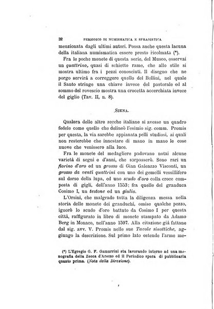 Periodico di numismatica e sfragistica per la storia d'Italia