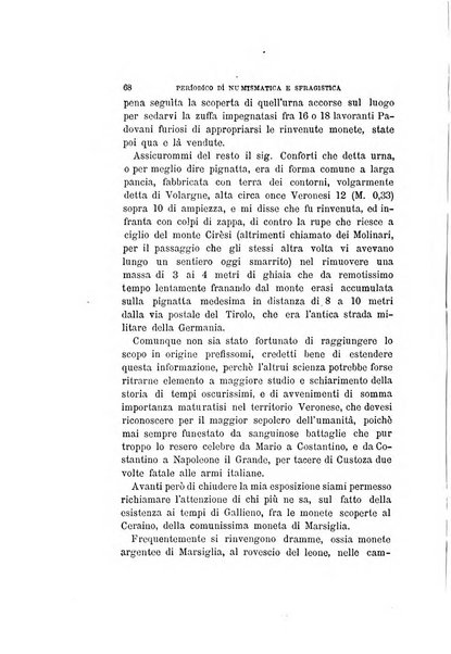 Periodico di numismatica e sfragistica per la storia d'Italia