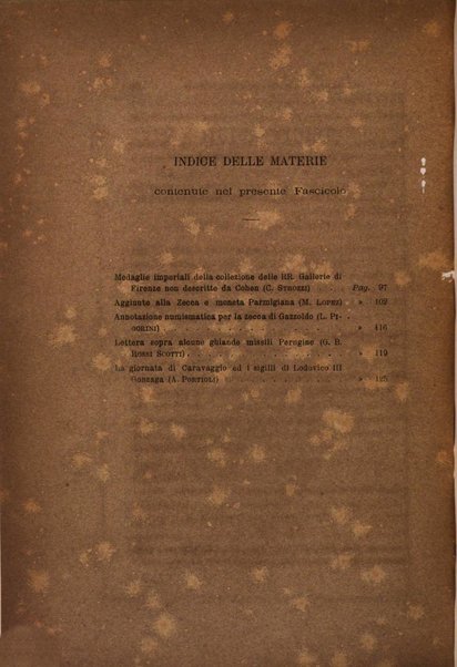 Periodico di numismatica e sfragistica per la storia d'Italia