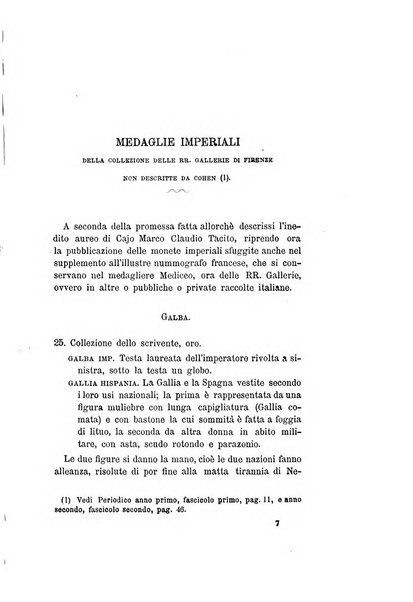 Periodico di numismatica e sfragistica per la storia d'Italia