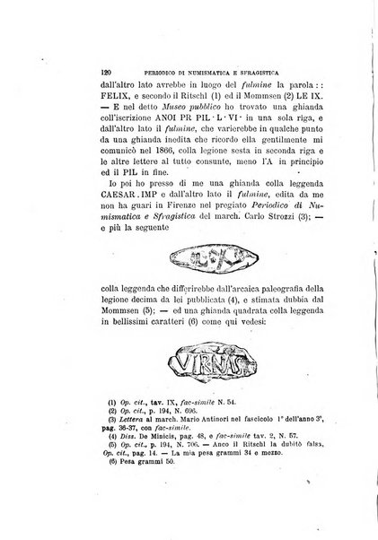 Periodico di numismatica e sfragistica per la storia d'Italia