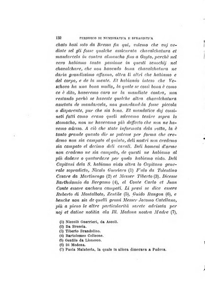 Periodico di numismatica e sfragistica per la storia d'Italia