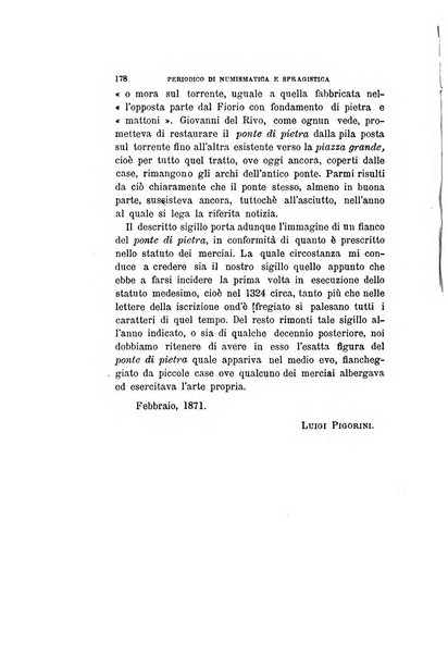 Periodico di numismatica e sfragistica per la storia d'Italia