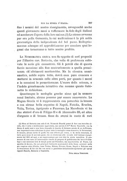 Periodico di numismatica e sfragistica per la storia d'Italia